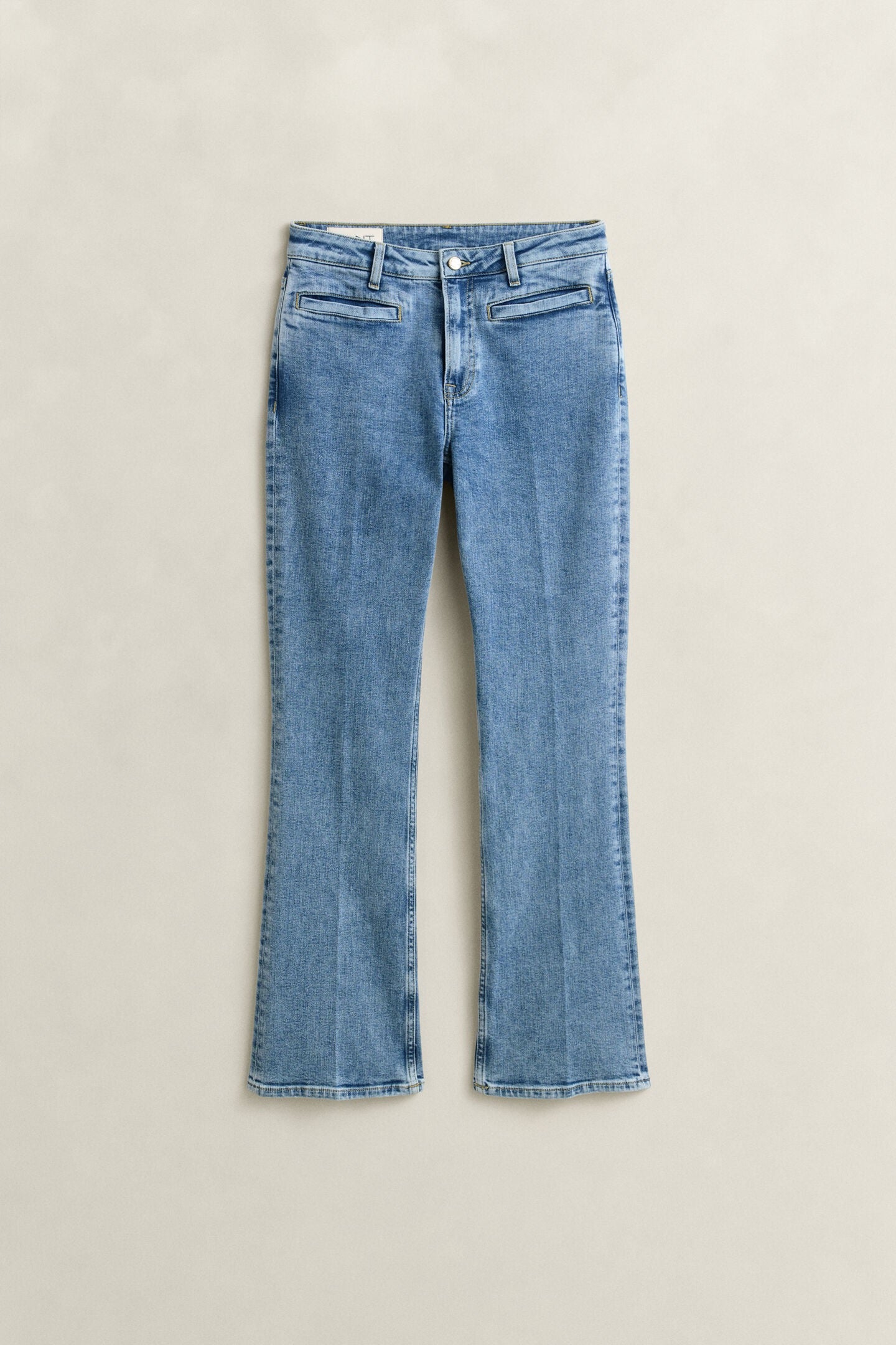 Jeans svasati con motivo Monogram gant