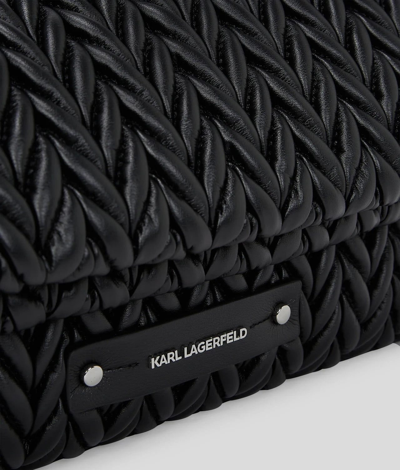BORSA A SPALLA GRANDE K/WEAVE KARL LAGERFELD
