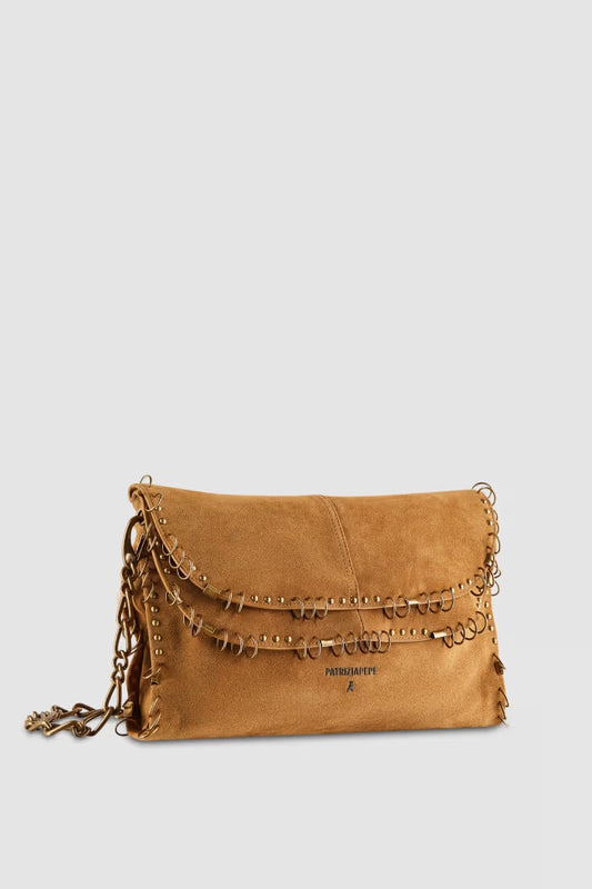 Borsa Radical Boho scamosciata con piercing
