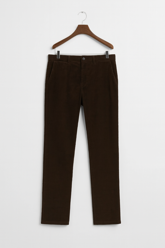 Pantaloni chino in velluto a coste slim fit Gant
