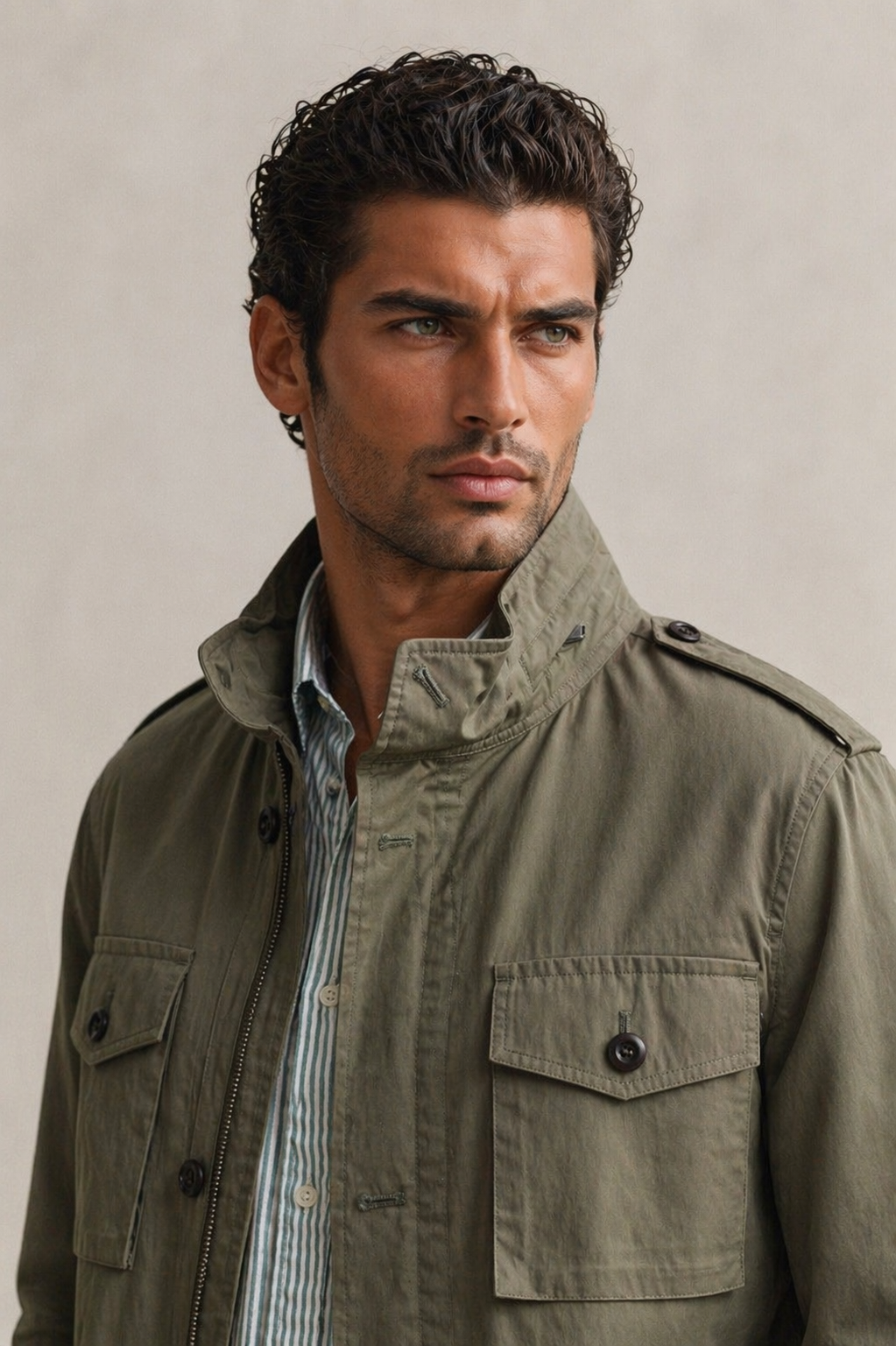 Giacca in cotone con quattro tasche Gant