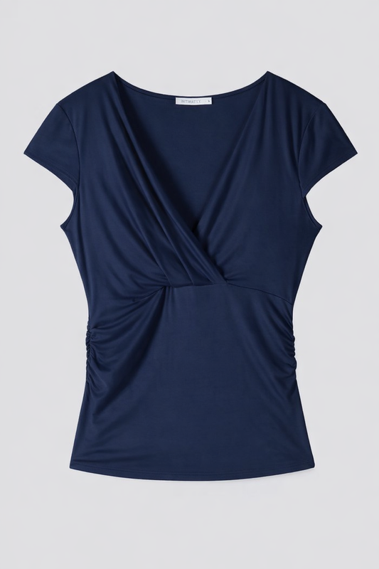 T-shirt leggera con drappeggi Patrizia Pepe