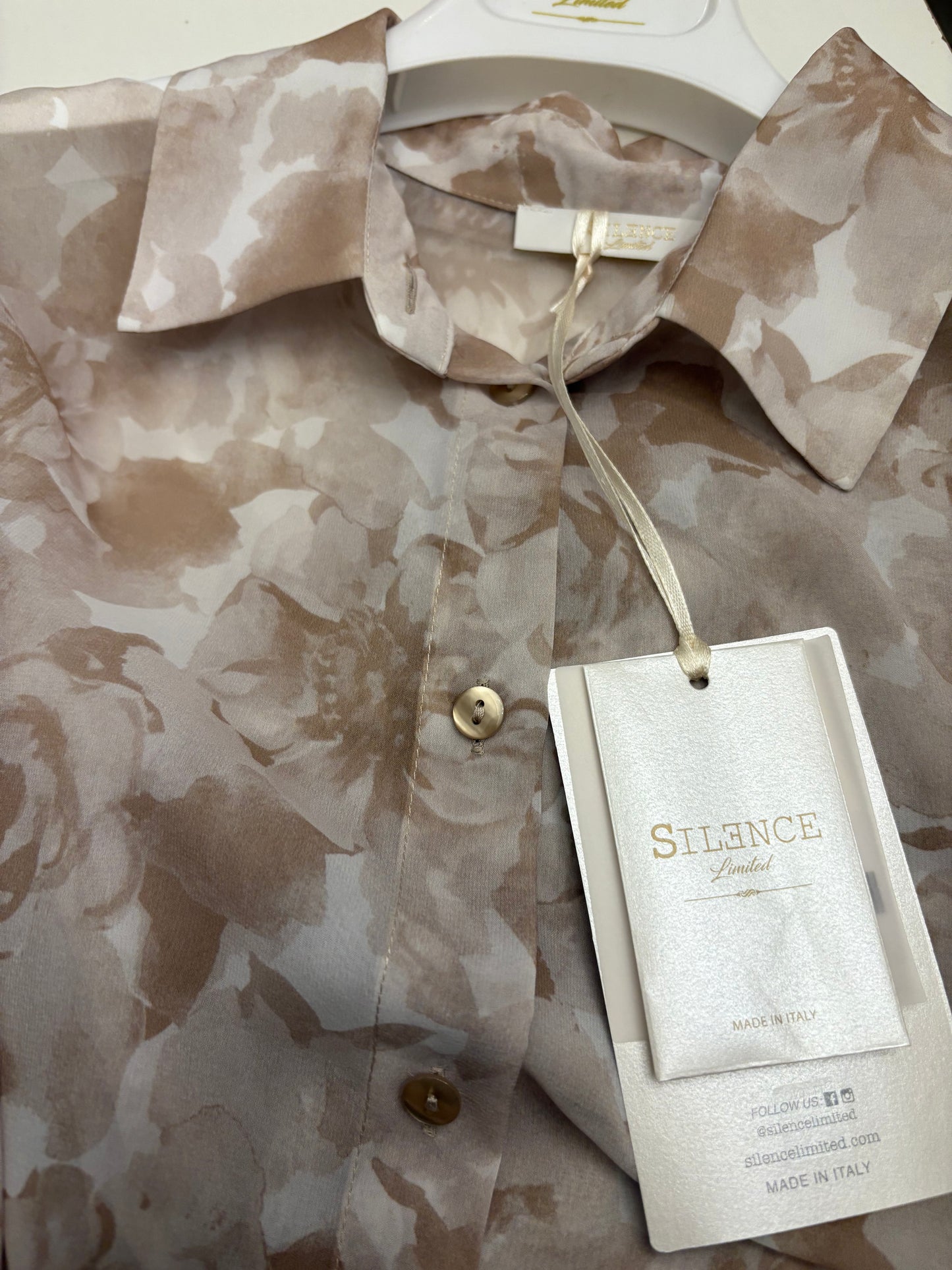 SILENCE LIMITED CAMICIA FLOREALE