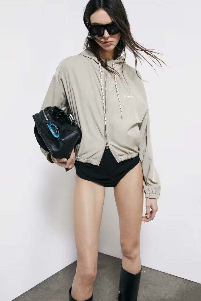 Bomber sportivo con cappuccio Patrizia Pepe