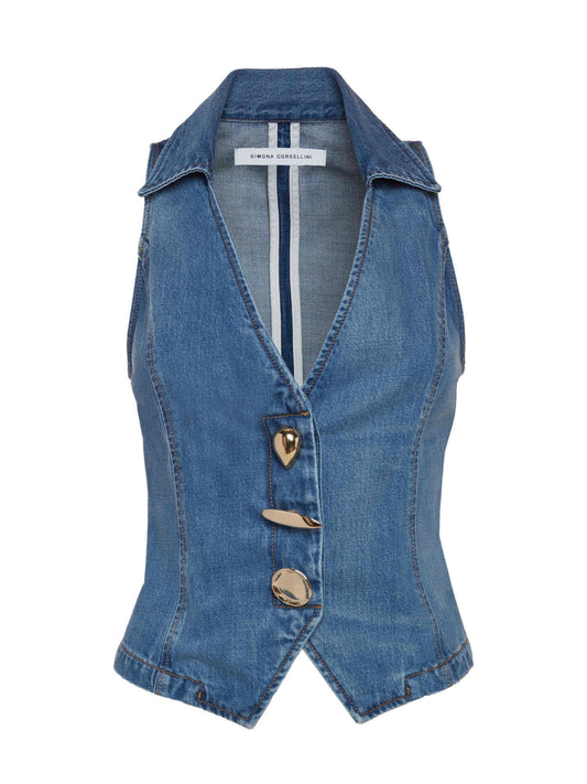 TOP IN DENIM Simona Corsellini