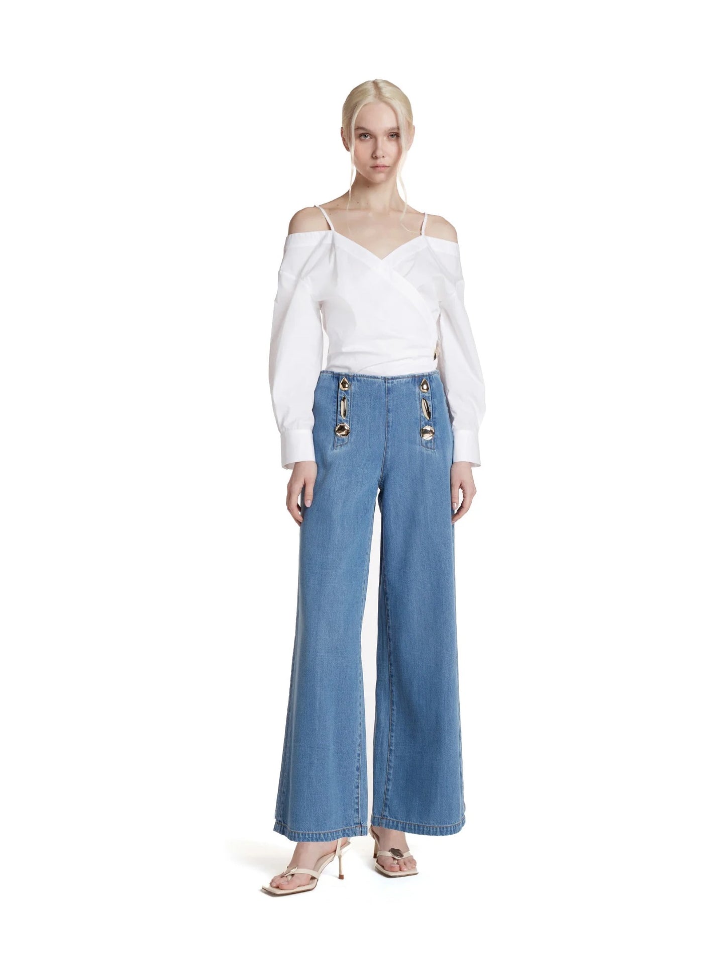 JEANS A GAMBA LARGA Simona Corsellini