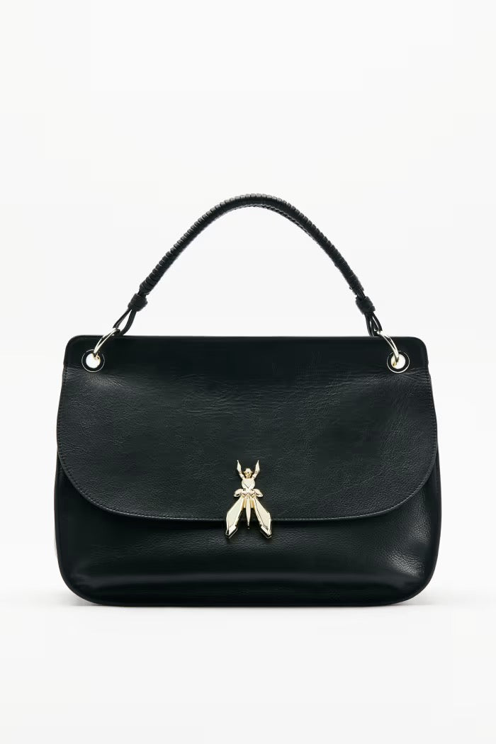 Borsa a spalla Soft Essential Fly grande in pelle Patrizia Pepe