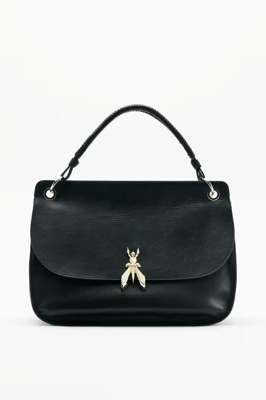 Borsa a spalla Soft Essential Fly media in pelle Patrizia Pepe