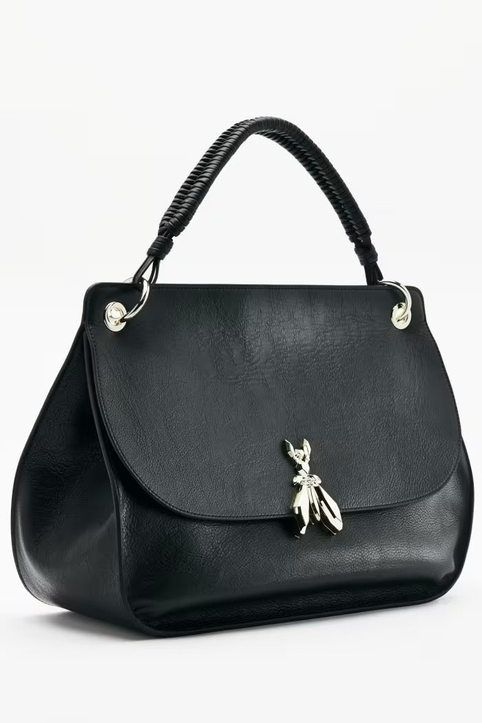 Borsa a spalla Soft Essential Fly grande in pelle Patrizia Pepe