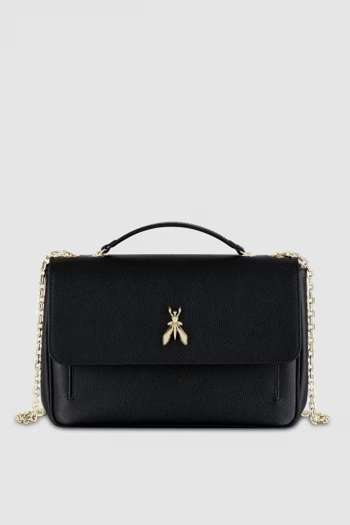 Fly Borsa a spalla in pelle con catena Patrizia Pepe
