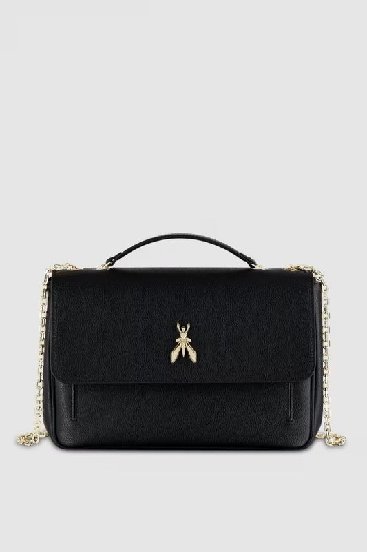 Fly Borsa a spalla in pelle con catena Patrizia Pepe