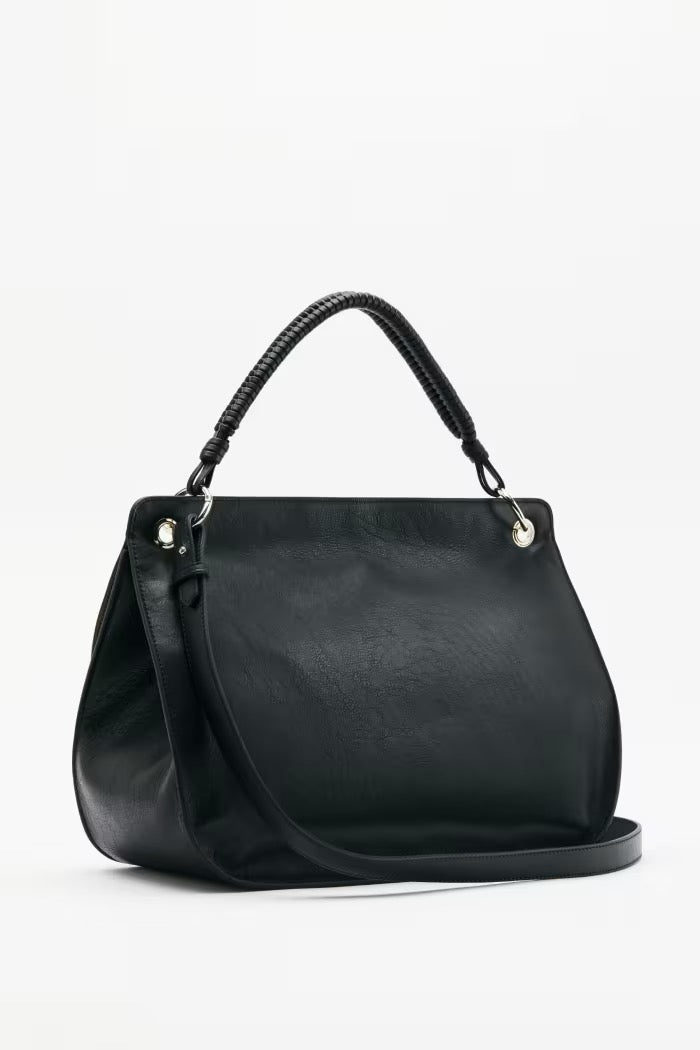 Borsa a spalla Soft Essential Fly grande in pelle Patrizia Pepe