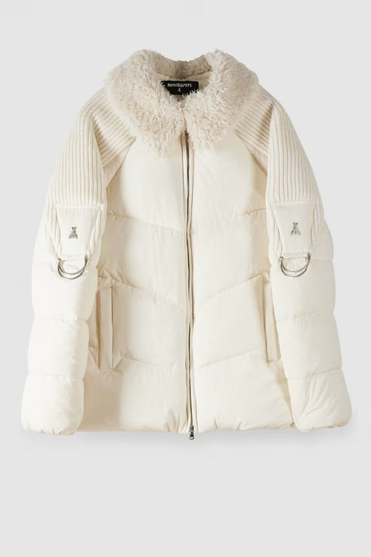 Piumino con collo fluffy Patrizia Pepe