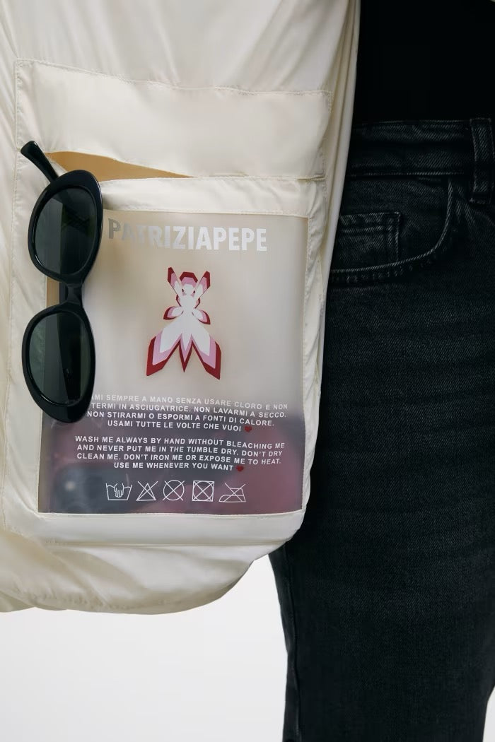 Piumino con collo fluffy Patrizia Pepe