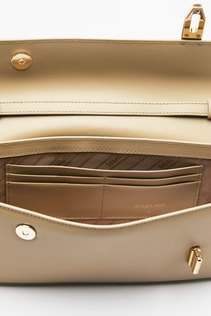 Borsa rigida orizzontale Modern Utility in pelle Patrizia Pepe