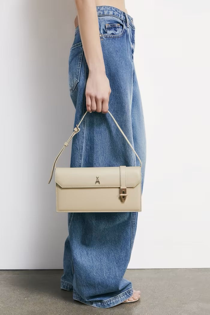 Borsa rigida orizzontale Modern Utility in pelle Patrizia Pepe