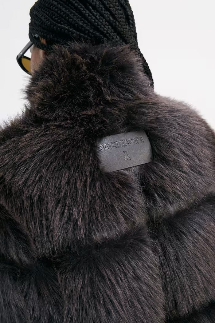 Giubbotto fluffy midi