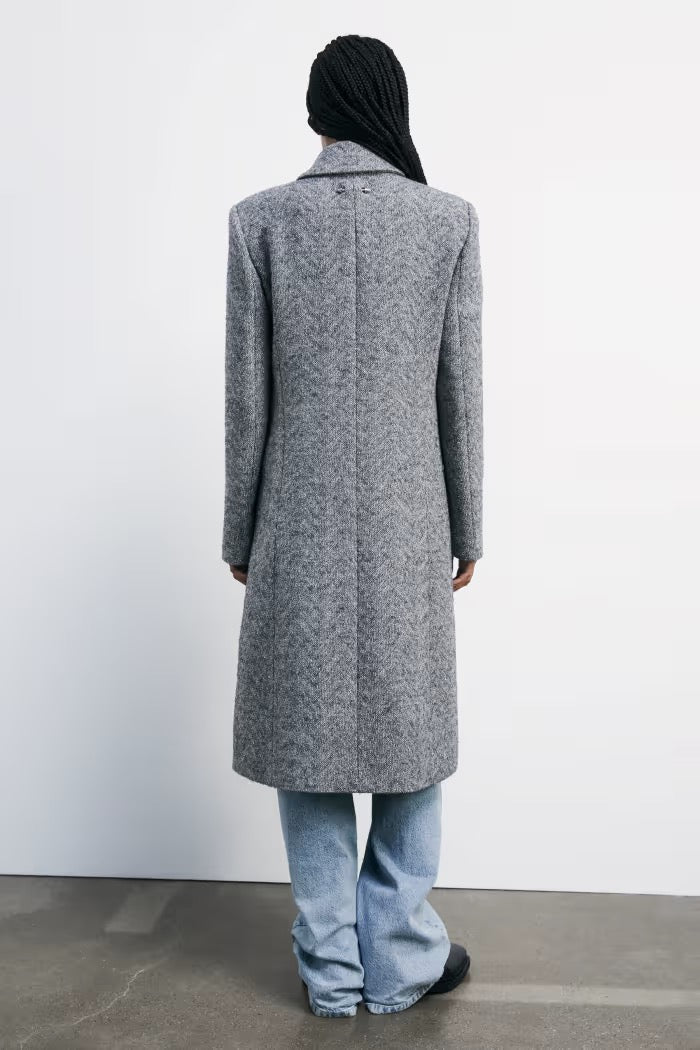 Cappotto midi Herringbone Patrizia Pepe