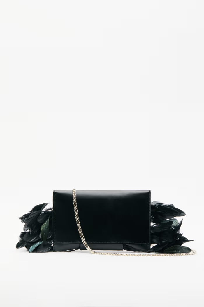 Pochette Piume in pelle Patrizia Pepe