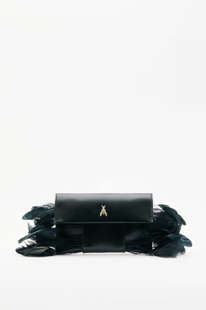 Pochette Piume in pelle Patrizia Pepe