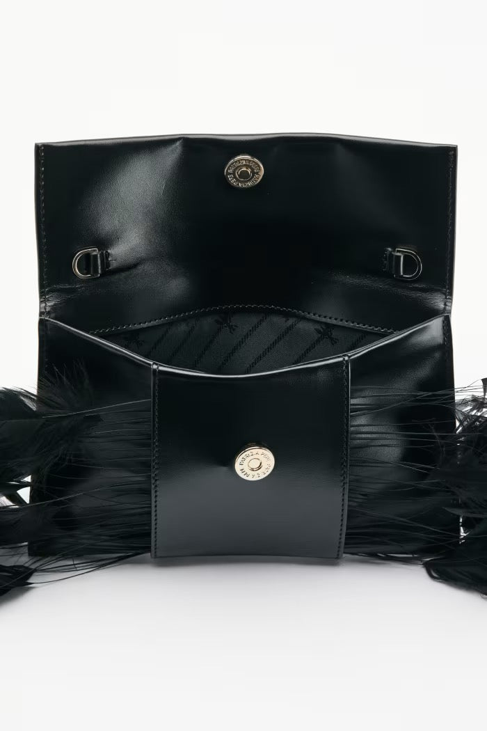 Pochette Piume in pelle Patrizia Pepe