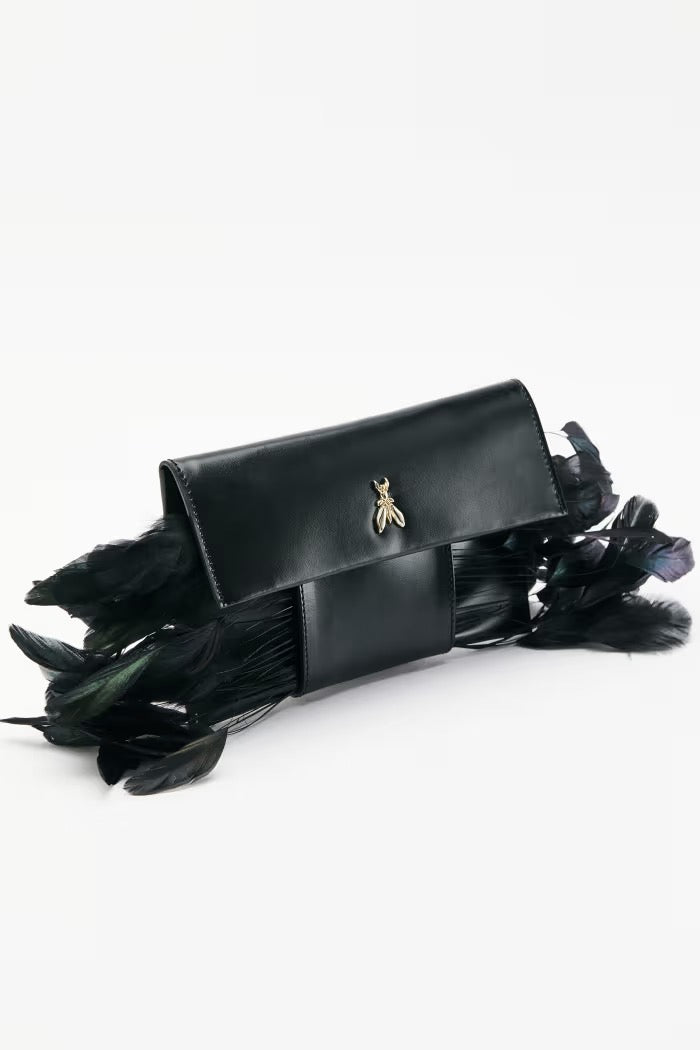 Pochette Piume in pelle Patrizia Pepe