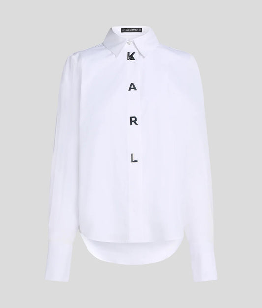 CAMICIA CON LETTERE KARL LAGERFELD