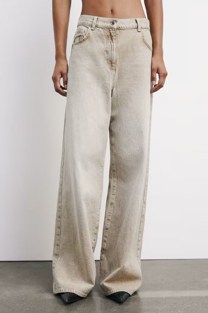 Jeans a vita bassa con fit rilassato Patrizia Pepe