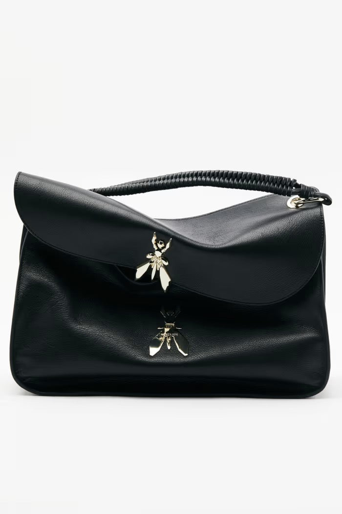 Borsa a spalla Soft Essential Fly grande in pelle Patrizia Pepe