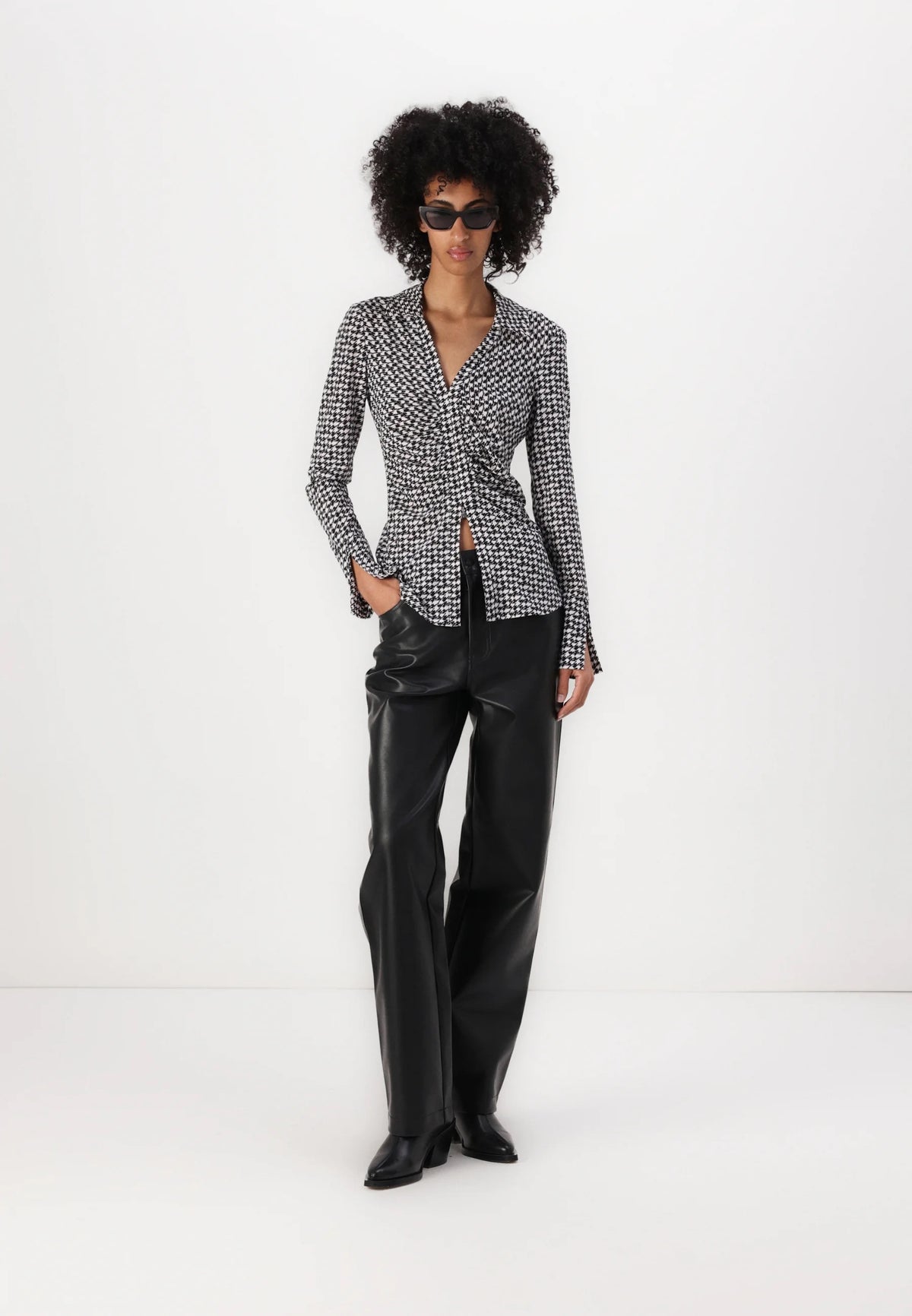 Camicia Patrizia Pepe black/white
