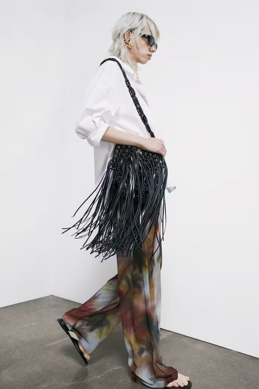 Borsa Radical Summer con frange Patrizia Pepe