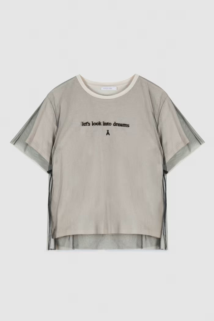 T-shirt statement double layer Patrizia Pepe