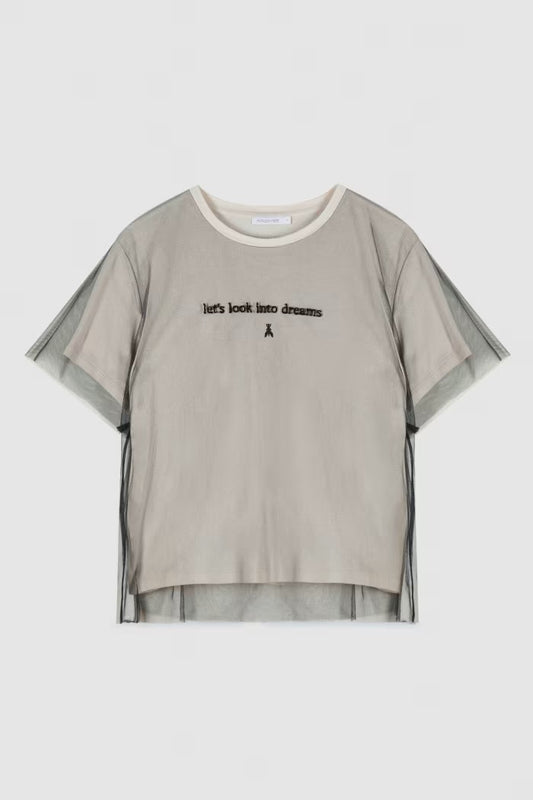 T-shirt statement double layer Patrizia Pepe