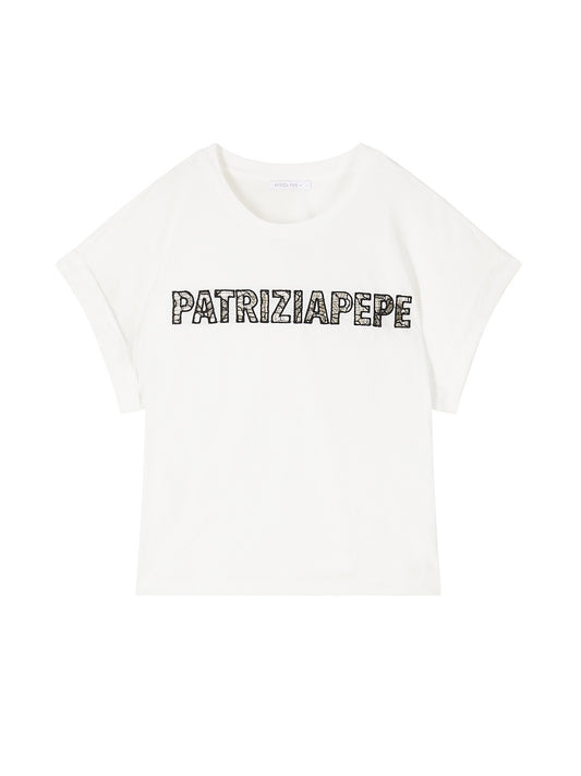 T-shirt con logo Patrizia Pepe