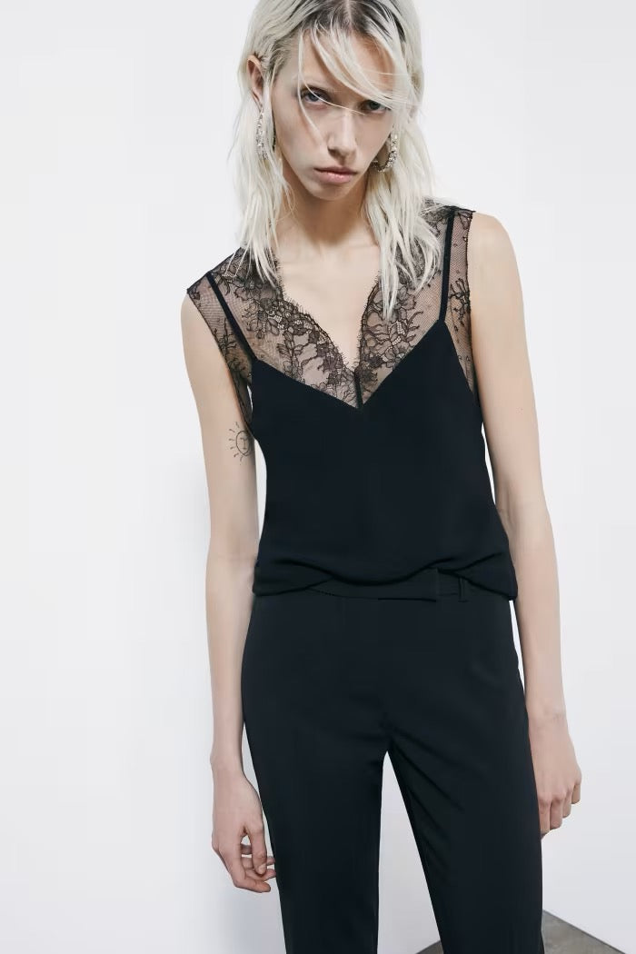 Top con dettagli in pizzo Patrizia Pepe