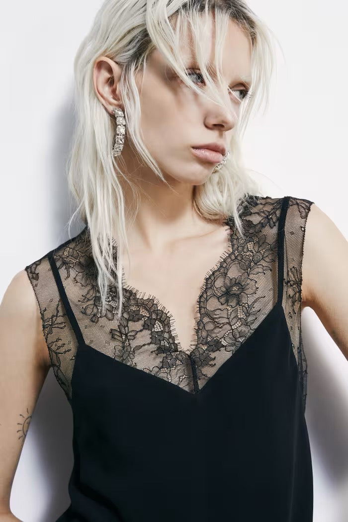Top con dettagli in pizzo Patrizia Pepe