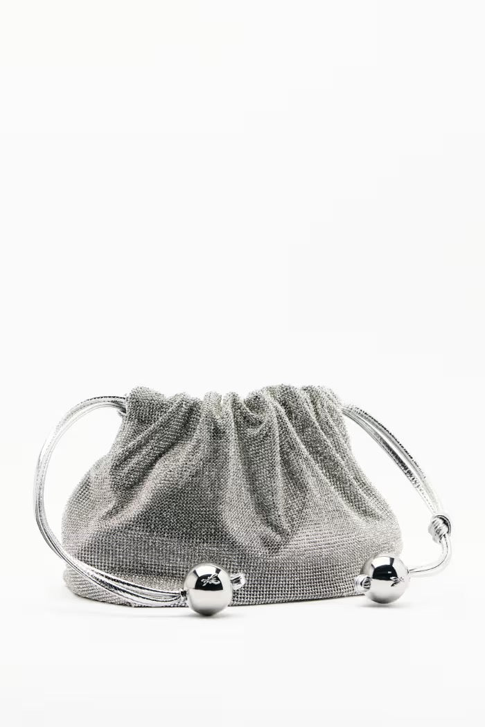 Bubble Clutch piccola con strass Patrizia Pepe