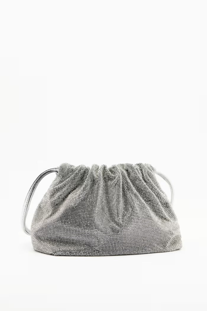 Bubble Clutch piccola con strass Patrizia Pepe