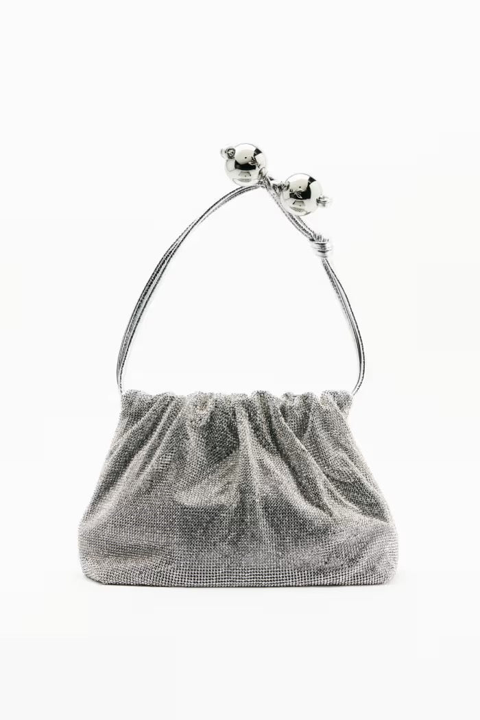 Bubble Clutch piccola con strass Patrizia Pepe