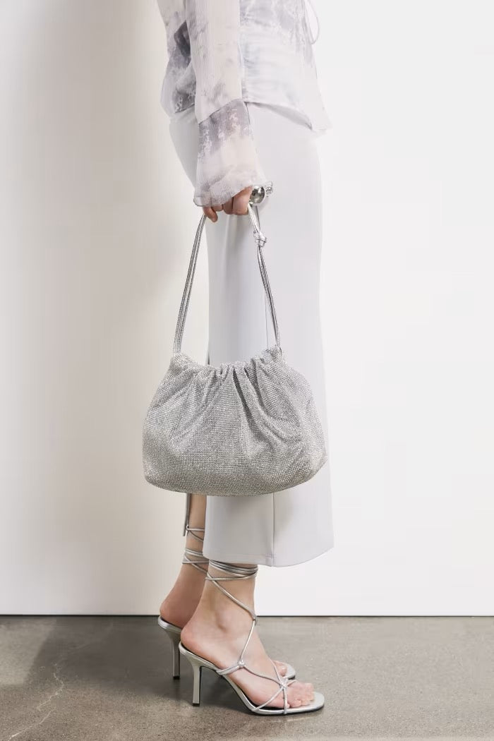 Bubble Clutch piccola con strass Patrizia Pepe