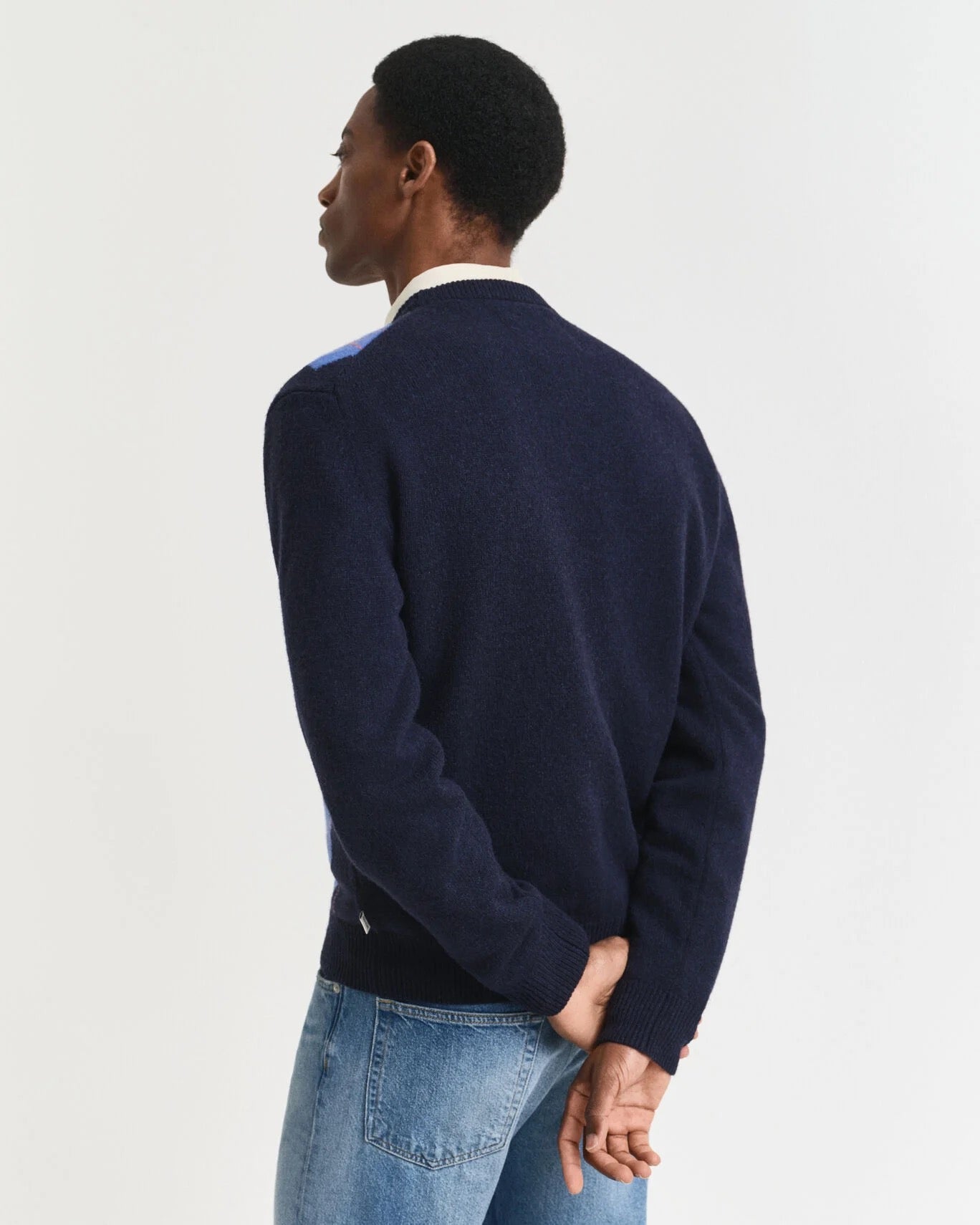 Maglione girocollo a rombi Gant Uomo