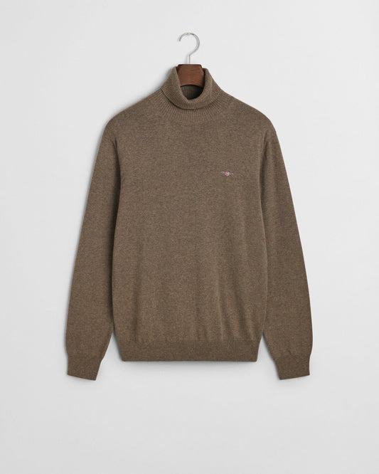 Maglia a collo alto in lana e cotone Gant