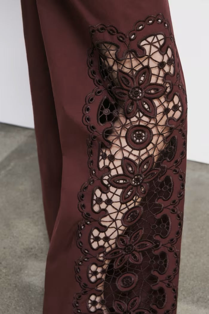 Pantaloni con ricamo Patrizia Pepe