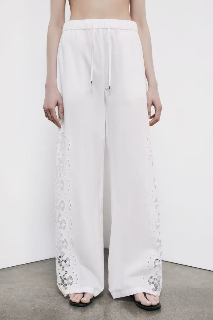 Pantaloni con ricamo Patrizia Pepe