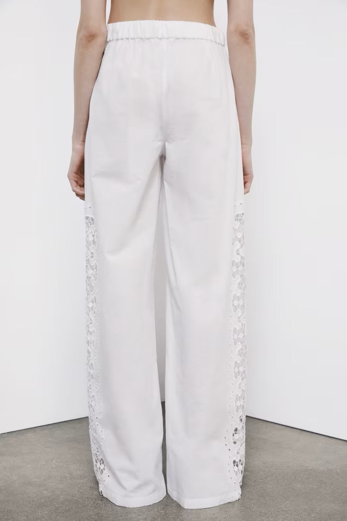 Pantaloni con ricamo Patrizia Pepe