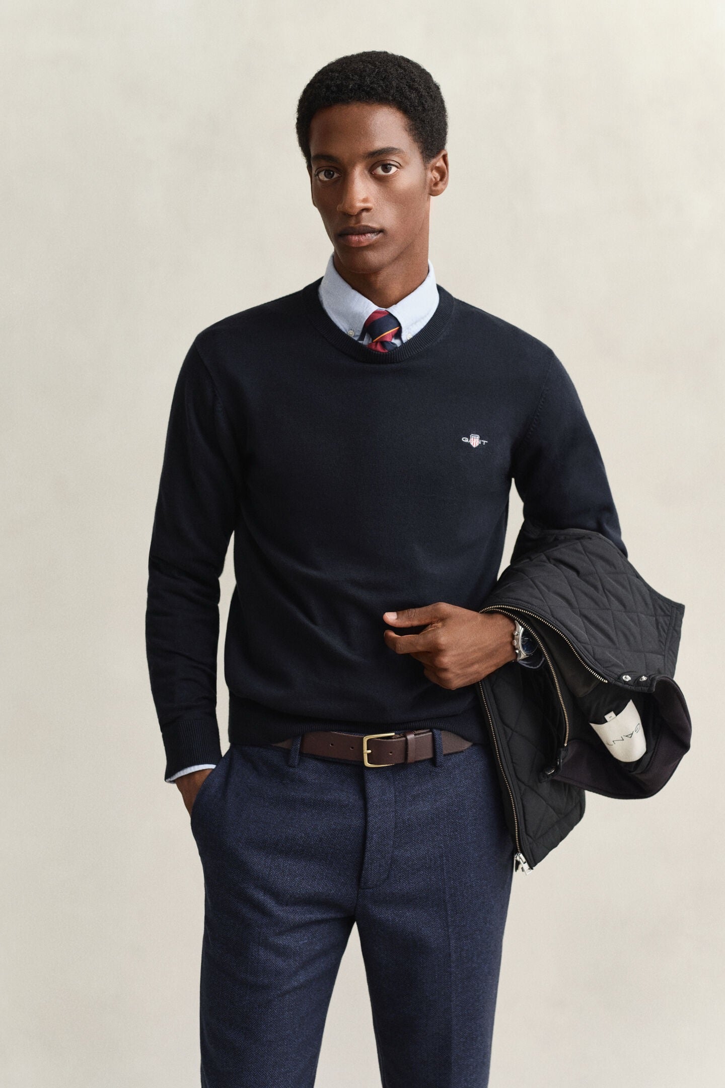 Maglia girocollo in cotone Gant