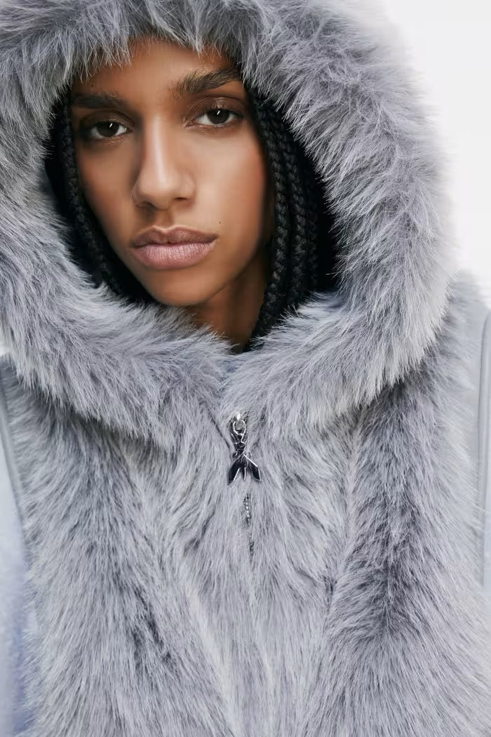 Gilet morbido con cappuccio Patrizia Pepe