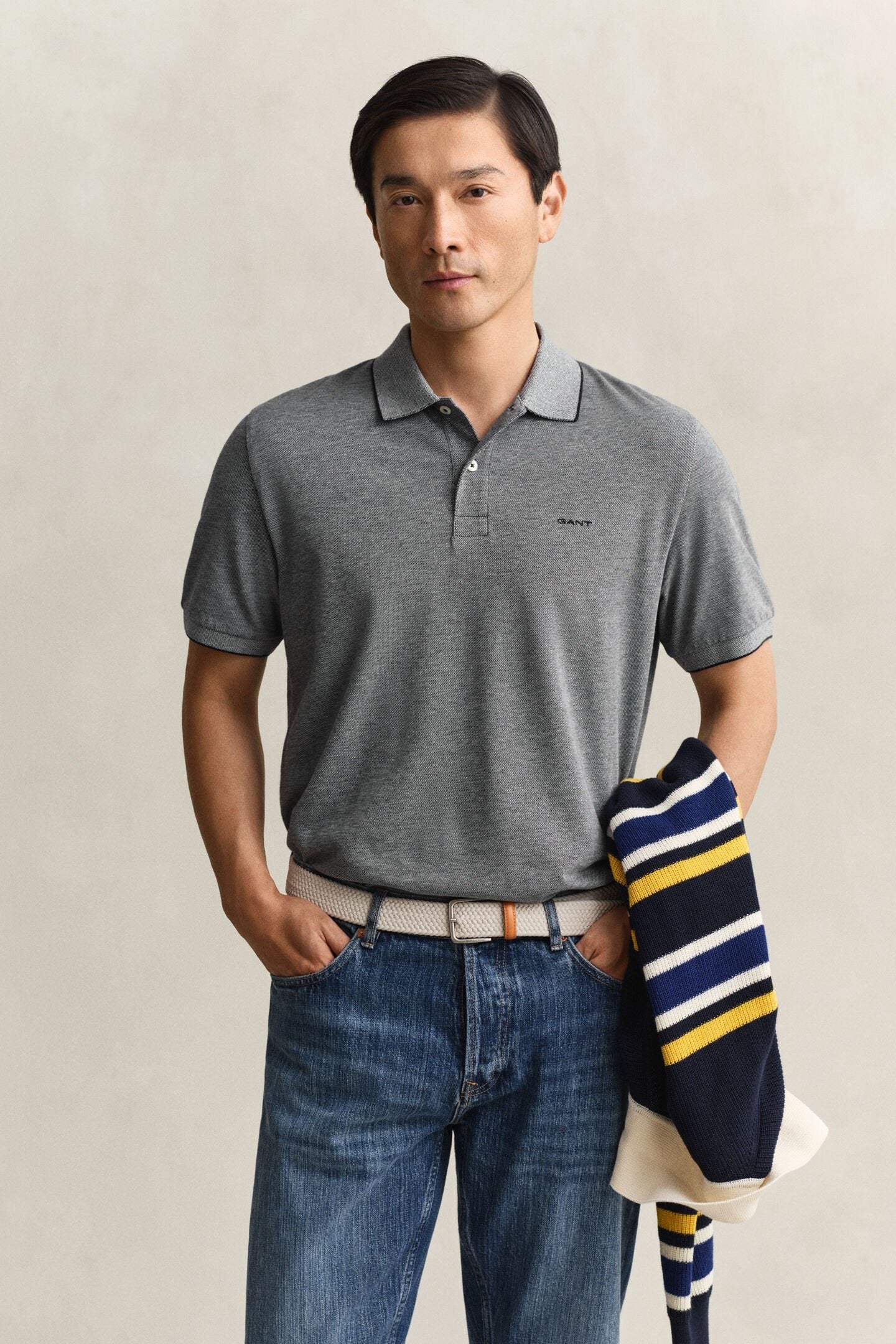 Polo in due colori Gant