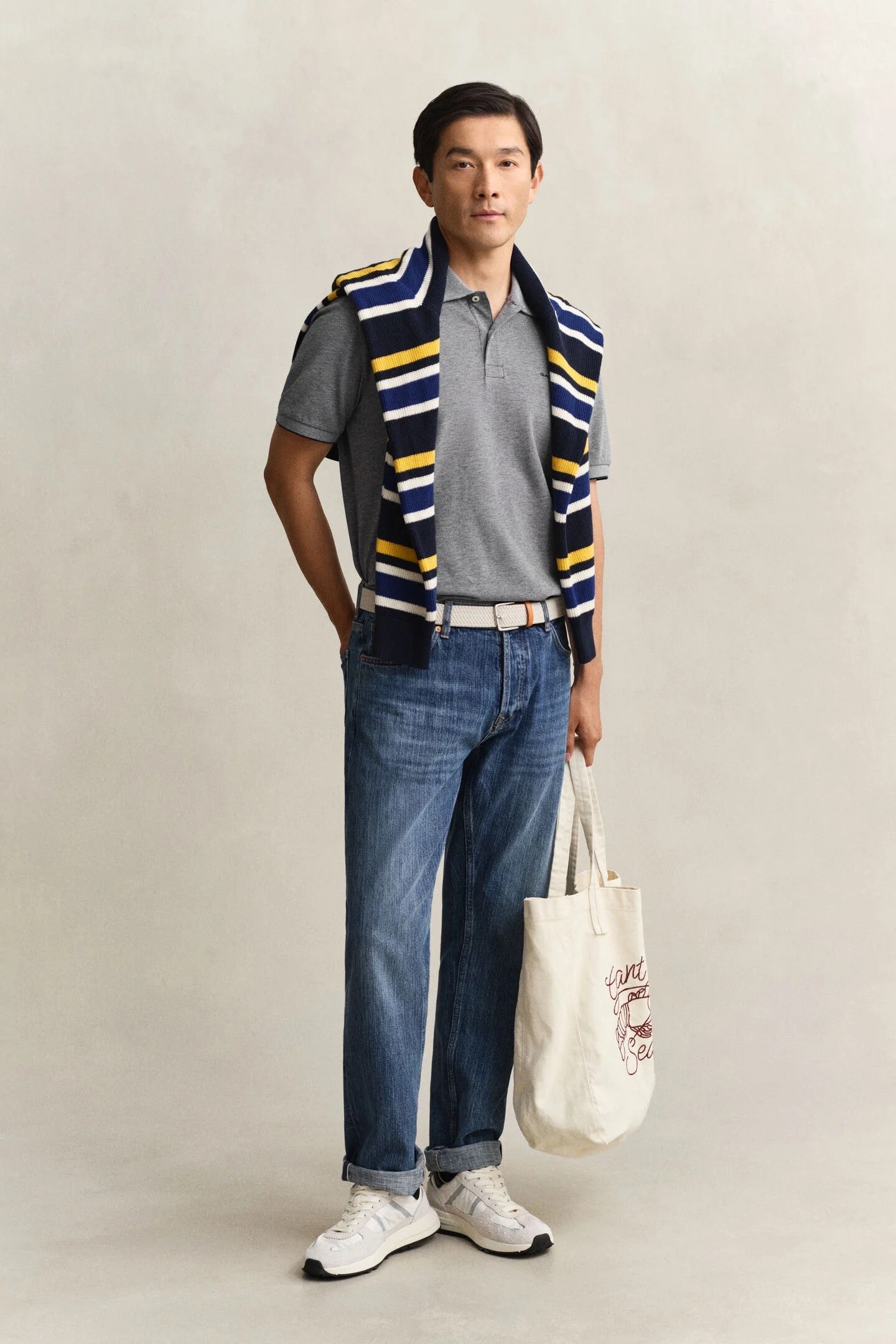 Polo in due colori Gant