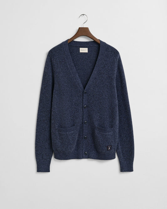 Cardigan in misto lana mouliné Gant